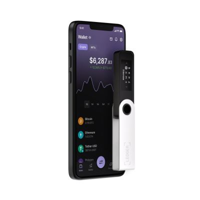6. Ledger Nano S Plus Desk Wallet Black