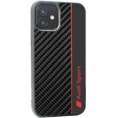 3. Audi Carbon Fiber Stripe iPhone 11 / Xr 6.1" black/black hardcase AUS-TPUPCIP11-R8/D1-BK