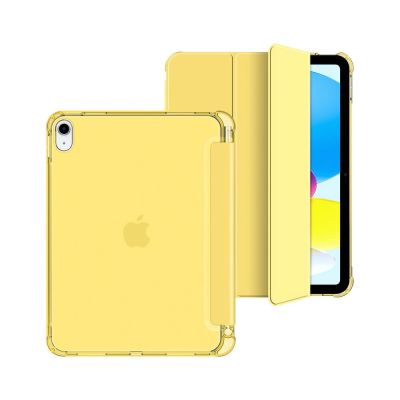 2. Tech-Protect SC Pen Hybrid Case for iPad 10 / 2022 - Yellow - Transparent