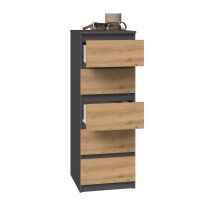 W5 CHEST OF 5 DRAWERS ANT/ART SET