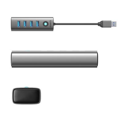 2. Orico PDD4U-U3 Hub 4x USB-A 3.0 - Gray