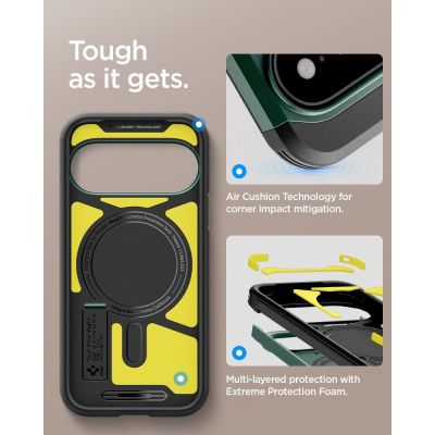 11. Spigen Tough Armor Mag MagSafe Case for Google Pixel 11 Pro - Dark Green