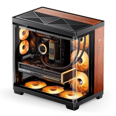 26. Jonsbo TK-4 Wood Tower Black, Wood