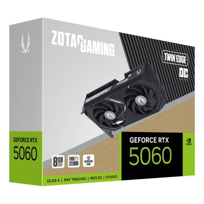 7. ZOTAC GAMING GeForce RTX 5060 TWIN EDGE OC 8GB Graphics Card