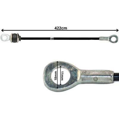 10. ATLAS ROPE 422CM EYELET STEEL EYELET RUBBER BUMPER