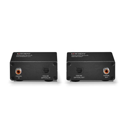 4. Lindy 70456 AV Extender AV Transmitter and Receiver Black