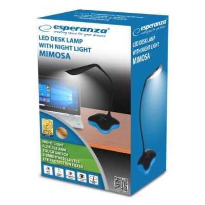 4. Esperanza MIMOSA ELD105K LED desk lamp (1m; Neutral white)
