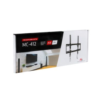 12. MACLEAN TV MOUNT MAX VESA 400X400, 32-70", 45KG, TILT ADJUSTMENT +0°~-10°, MC-412