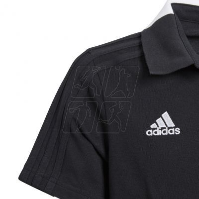 3. T-Shirt adidas Condivo 18 Cotton Polo JR CF4373 black