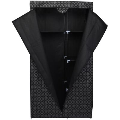 10. TEXTILE WARDROBE 90x45x170CM ORNAMENT 45207