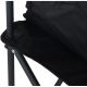 10. FOLDABLE TOURIST SET 3IN1 TABLE AND 2 CHAIRS BLACK ENERO CAMP