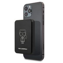 Karl Lagerfeld 3000mAh Inductive Powerbank with MagSafe - Black