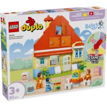 LEGO DUPLO Bluey 10459 Blue's Family House with Memory Game (SALE)