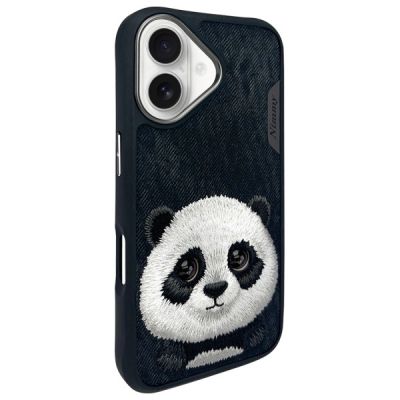2. Nimmy Big Eyed Pet 2.0 Panda case for iPhone 16 - black