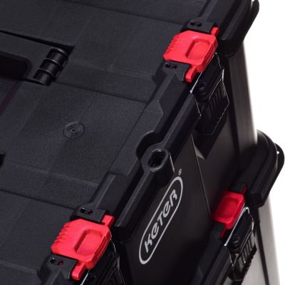 5. Set of 3 Stack"N"Roll KETER boxes