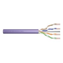 DIGITUS DK-1616-VH-5 installation cable cat.6, U/UTP, B2ca, AWG23/1, LSOH, 500m, purple, reel