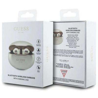 4. Guess Classic EST Bluetooth TWS Wireless Headphones - Gold