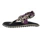 11. Gumbies - women's Slingback flip-flops - BLACK SWIRLS