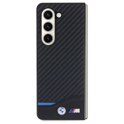 2. BMW Leather Carbon case for Samsung Galaxy Z Fold 5 - black
