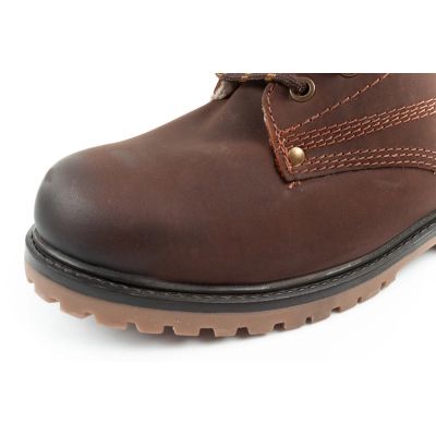 6. Wrangler Arch men's boots, Chelsea boots, elegant leather, dark brown