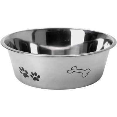 14. DOG AND CAT BOWL STAINLESS STEEL 21CM