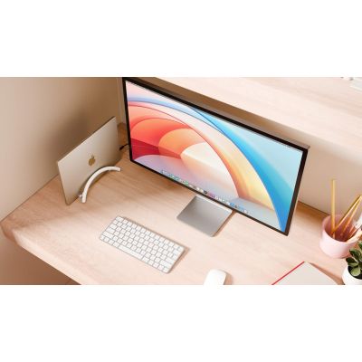 5. Aluminum stand for MacBook, Notebook (white)