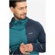 VIKING Birger Man men's sweatshirt with a hood, blue and navy blue, XXXL