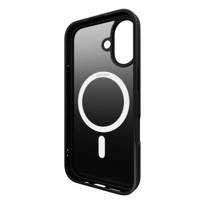 2. Puro Gradient MagSafe Silicone Case for iPhone 16 - Black