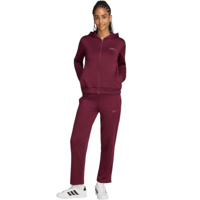 Women's adidas Essentials Linear Burgundy Tracksuit KQ7588