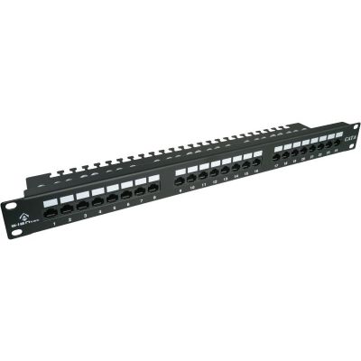 ALANTEC Patch panel UTP cat.6, 24 LSA ports with 1U shelf