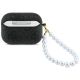 2. Guess 4G Pearl Strap Case for AirPods Pro 3 - Black