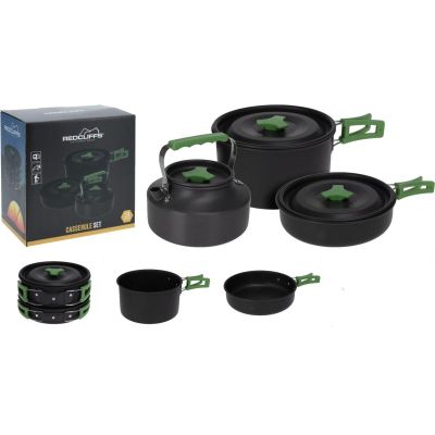 3-in-1 REDCLIFFS TIN, POT, FRYING PAN, TOURIST KETTLE