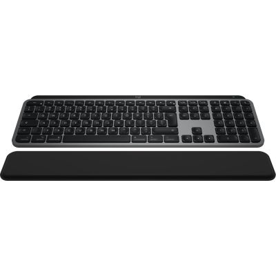 8. Logitech Master MX Keys S Combo for Mac Keyboard Mouse Included Home/Office RF Wireless + Bluetooth QWERTY American International Aluminum, Black