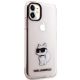 4. Karl Lagerfeld KLHCN61HNCHTCP iPhone 11 / Xr 6.1" pink/pink hardcase Ikonik Choupette