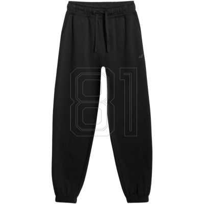 2. Women's trousers 4F CAS F1137 deep black 4FWMM00TTROF1137 20S