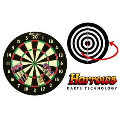 3. Harrows Champion Family Paper Dart Game Double Sided HS-TNK-000013077