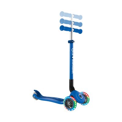 10. SMJ Globber 3-wheeled Primo Foldable Lights Scooter 432-100-3
