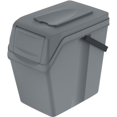 GARBAGE BIN 25L SORTIBOX GREY STONE