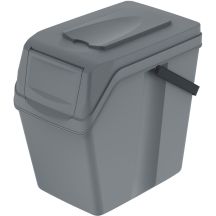 GARBAGE BIN 25L SORTIBOX GREY STONE