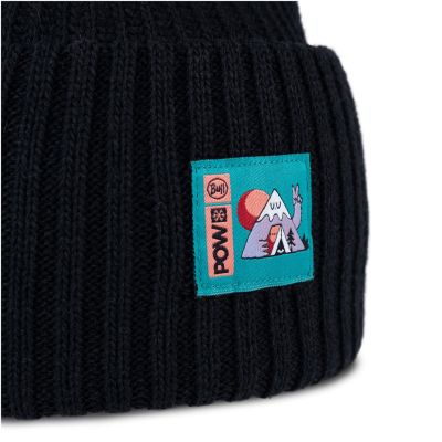 BUFF KNITTED BEANIE POW RUTGER BLACK Hat – One Size