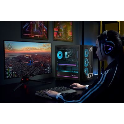 8. ASUS ROG G700 GM700TZ-R9800X283W AMD Ryzen™ 7 9800X3D 32 GB DDR5-SDRAM 2 TB SSD AMD Radeon RX 9070 XT Windows 11 Home Tower PC Black