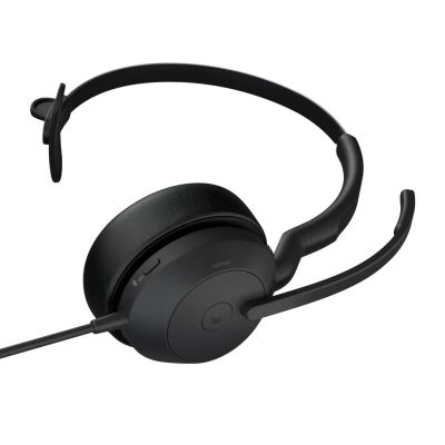 2. Jabra Evolve2 50 Headset Wired Headband Office/Call Center USB Type-C / USB Type-A Bluetooth Black
