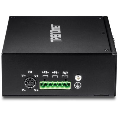 4. Trendnet TI-PG102, Unmanaged, Gigabit Ethernet (10/100/1000), Full Duplex, Power over Ethernet (PoE), Wall-mountable