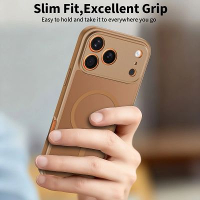 5. Tech-Protect BasicMag MagSafe Case for iPhone 17 Pro Max - Brown