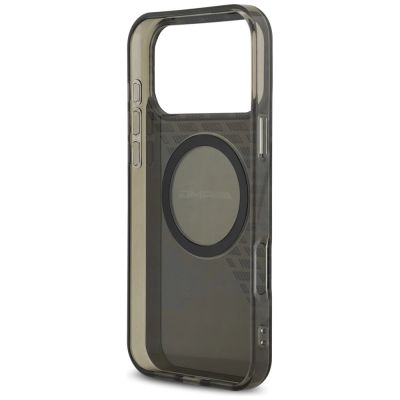 7. AMG Double Layer Transparent Smocked MagSafe Case for iPhone 17 Pro Max - Black
