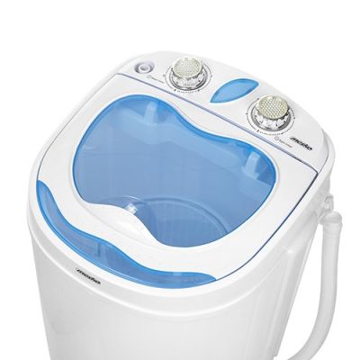 3. Adler MS 8053 travel washing machine (3 kg; 370 mm; blue)