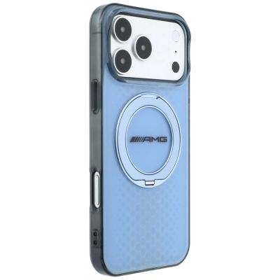 4. Mercedes AMG IML Double Layer Urban Line with Ring Stand MagSafe case for iPhone 18 Pro Max / 17 Pro Max - blue