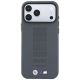 3. BMW M Blue Perfo Metal Logo MagSafe Case for iPhone 18 Pro Max / 17 Pro Max - Gray