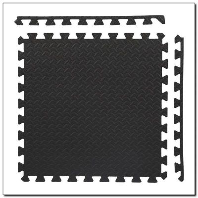 Dark gray puzzle mat 9 pieces 12mm HMS MP12