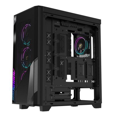 8. GIGABYTE GB-AC500G ST Midi Tower Computer Security & Mounts Black
